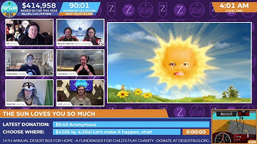 DB2020 - The Sun calls in (Molly as the Teletubbies sun baby)
