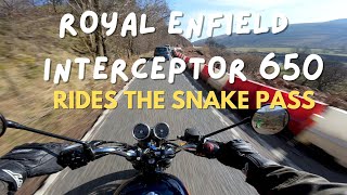 Royal Enfield Interceptor 650 Rides Snake Pass