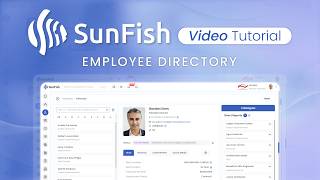 SunFish 'Employee Directory' Feature | SunFish Tutorial