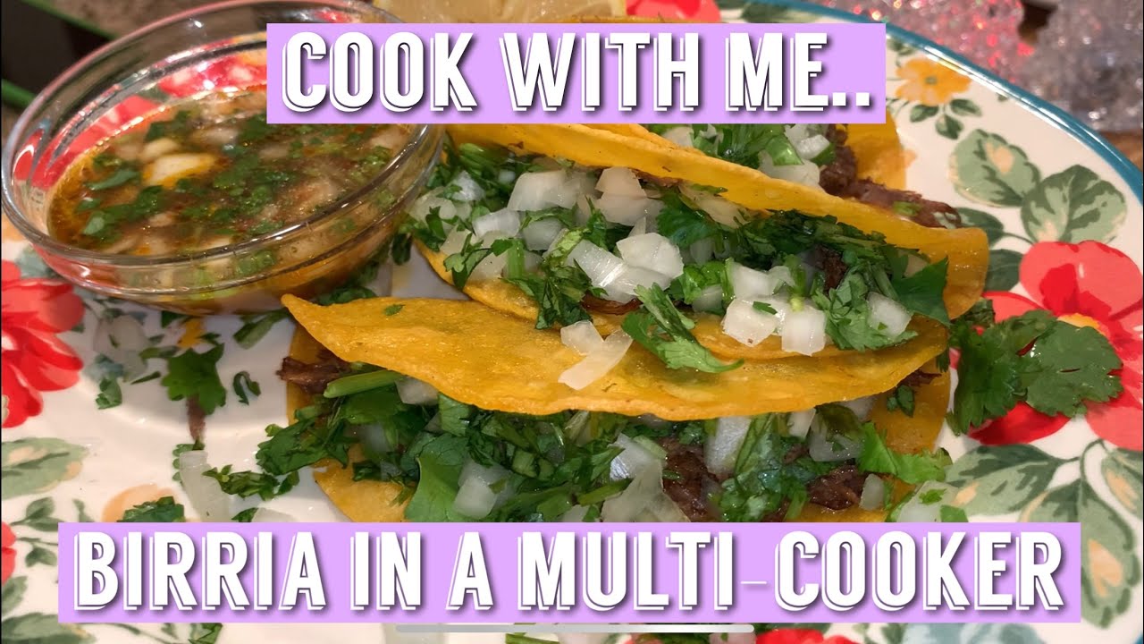 COOK WITH ME BIRRIA TACOS USING A PRESSURE COOKER YouTube