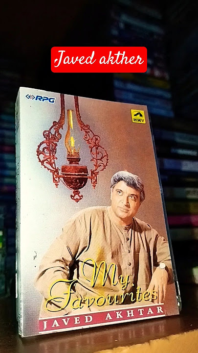 My favorite Javed akhtar audio cassette tape #javedakhtar #hmvmusic #90smusic #shantishop