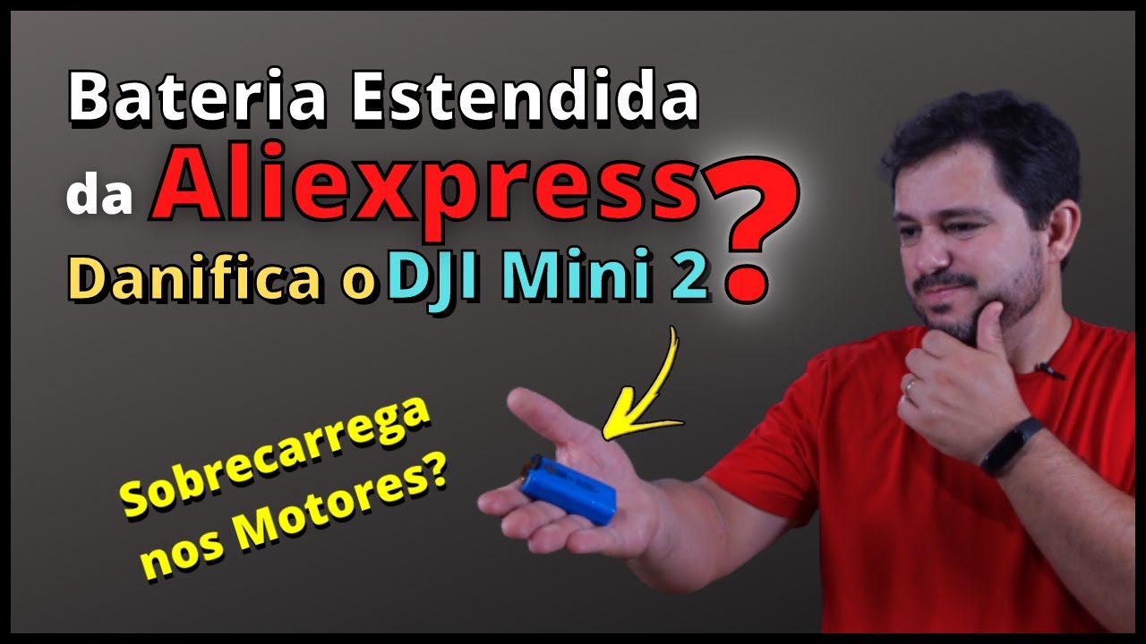 Bateria Estendida Pode Danificar o Drone? O DJI Mini 2 Superaquece? Sobrecarga?