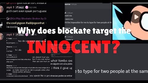 Why does Blockate target the INNOCENT?