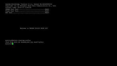 BDCOM P3310 Reset Configuration