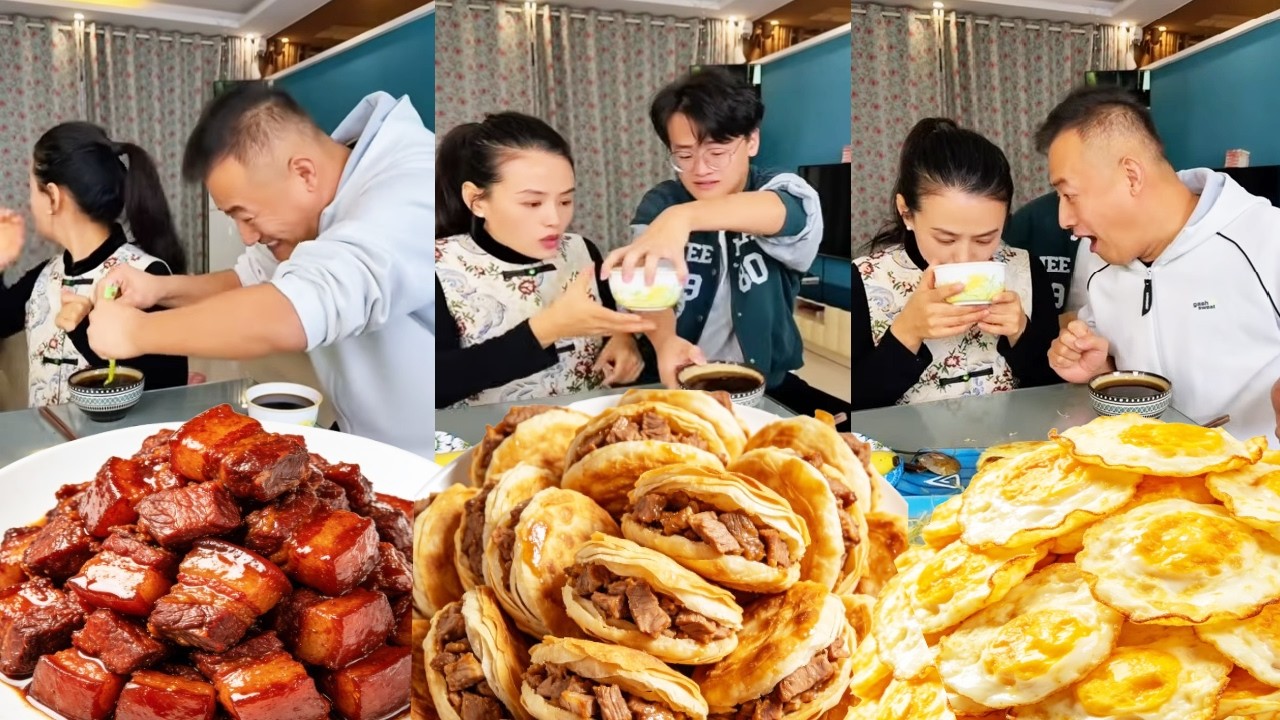 蠢老公在我汤里偷加芥末，儿子机智调换！看他喝下瞬间辣到泪崩太解气！【香香和霍霍】