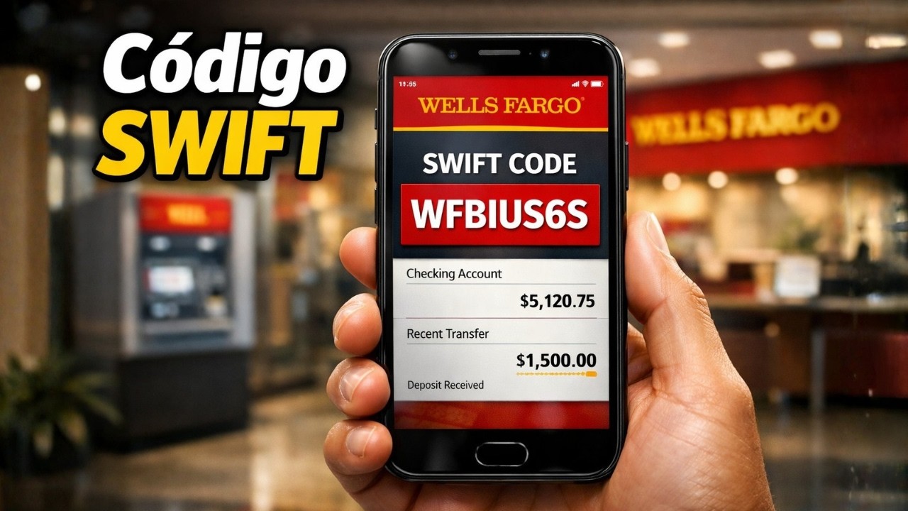 Como ver el CÓDIGO SWIFT de WELLS FARGO Bank 🇺🇸 (Método FÁCIL) 2026 ...