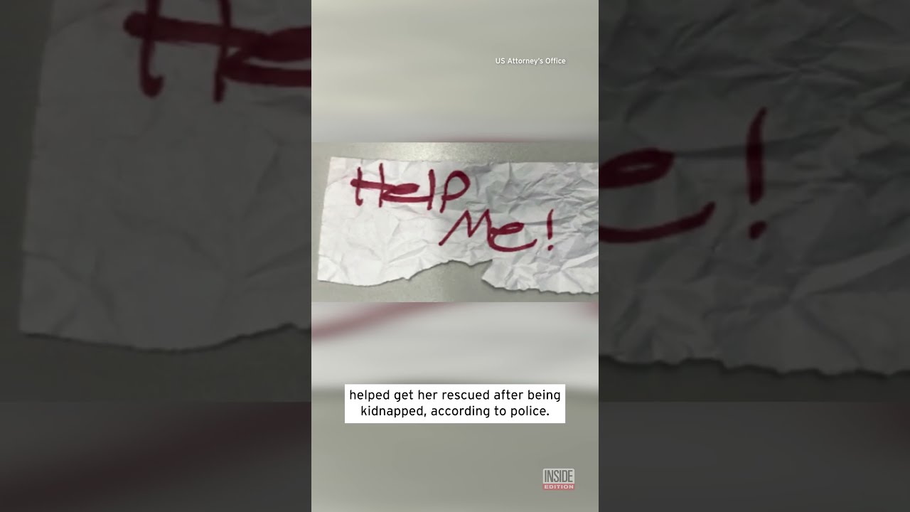 Teen S Help Me Note Saves Her From Kidnapping Cops Shorts