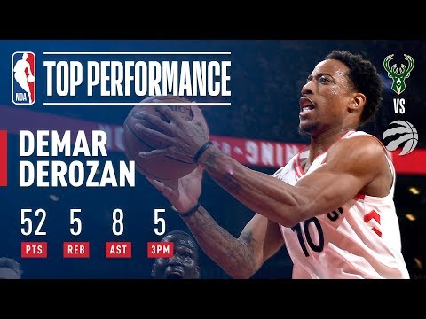 DeMar DeRozan, First Player in NBA History to Score 50+ on New Year's Day | January 1, 2018