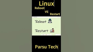 Reboot vs Restart(Part-2) @parsutech #linuxsystem #linux #linux_tutorial #power #parsutech