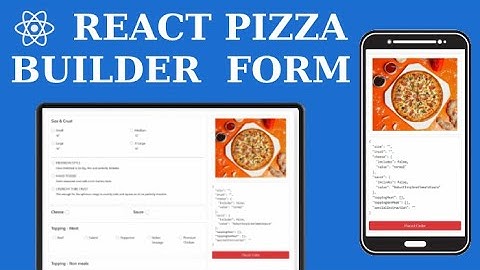 React Formik & React-Bootstrap - Pizza Builder Form