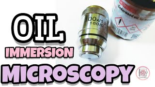 Oil Immersion Microscopy @paperpenbiology