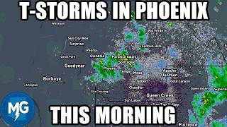 Thunderstorms in Phoenix Early this Morning: Weather Update July 28, 2026 Arizona Weather Discussion