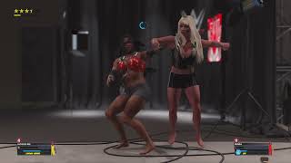 WWE 2K23: Debra vs. Jacquellne Moore in a Epic Backstage Catfight