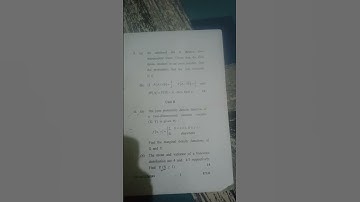 #Mathematical statistics #Question paper/previous year/YouTube shorts