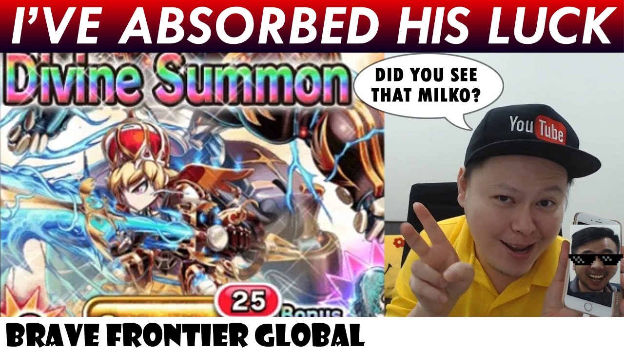 I've Absorbed His Luck !? Arthur Rare Summon & 1st Impression Review (Brave Frontier Global)