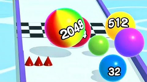 Ball Run 2048 - All level Gameplay Walkthrough Android iOS part 23