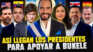 Así llegaron los presidentes del mundo a El Salvador para apoyar a Bukele en la toma de posesión