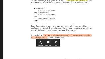Algorithmic thinking with python#constructs of psuedocode#chapter2#ktu #kmea