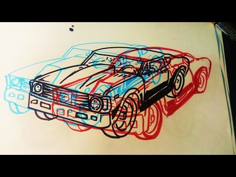 Drawing A 3D Nova With Blue And Red - Youtube