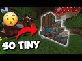 I Made The SMALLEST House In Minecraft!!! - (Secret House Tutorial)