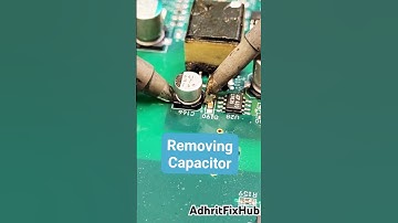 How to Remove Capacitor from a PCB Safely | Step-by-Step Guide for Beginners #pcb