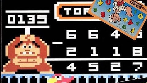 Popeye No Eigo Asobi/Donkey Kong Jr Math (Famicom/NES) REVIEW - FamiThon #6