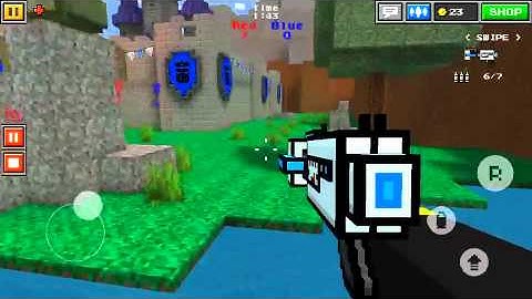 Pixel gun3d capture the flag (first video) also FIRST WIN!