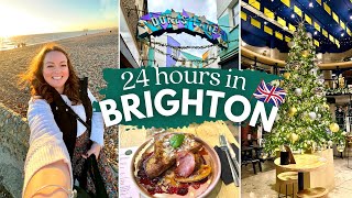 BRIGHTON VLOG! 🌊 best food spots, solo shopping, beach walk, YouTube event + Harbour Hotel & Spa 🏨