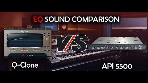 WAVES Q Clone vs API 5500, EQ cloning & Sound Comparison