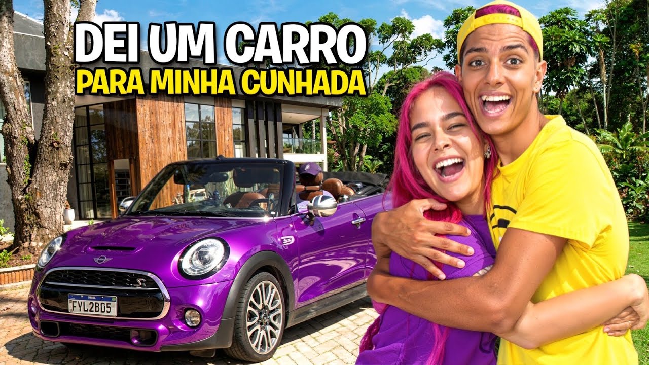 DEI UM CARRO DE PRESENTE PARA MINHA CUNHADA *Fizemos as pazes ?
