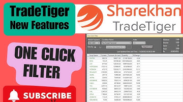 Trade Tiger Scanner || One Click Filter in Trade Tiger || Stock Screener Software #tradetigerscanner
