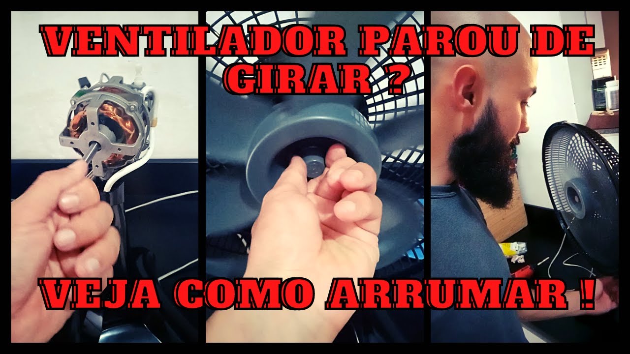 Ventilador roncando e parou de girar do nada 🤔 ? Veja como arrumar 🛠 ...