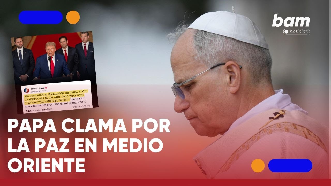 🎥 ¡URGENTE! El Papa clama por la paz en Medio Oriente 🕊️🌍 - YouTube