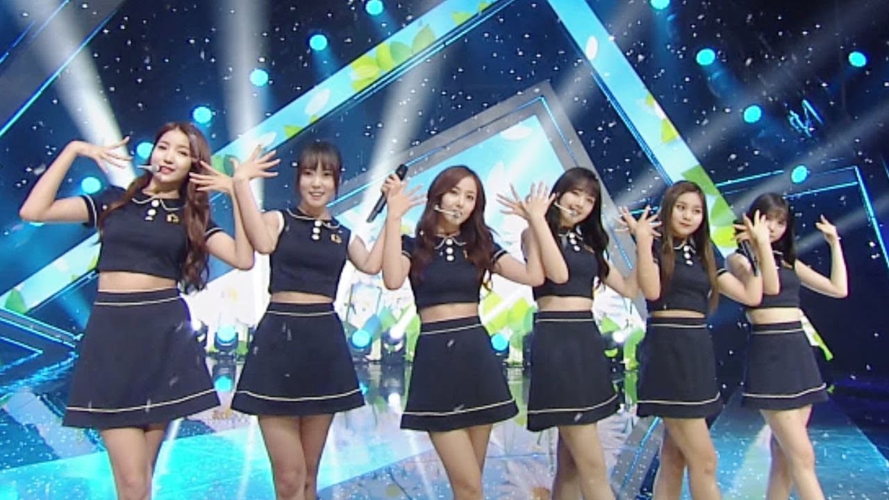 Горы Горы Лето пахнут! 'Подруга' 'наклоняет ухо' @ Популярная Inkigayo 20170820