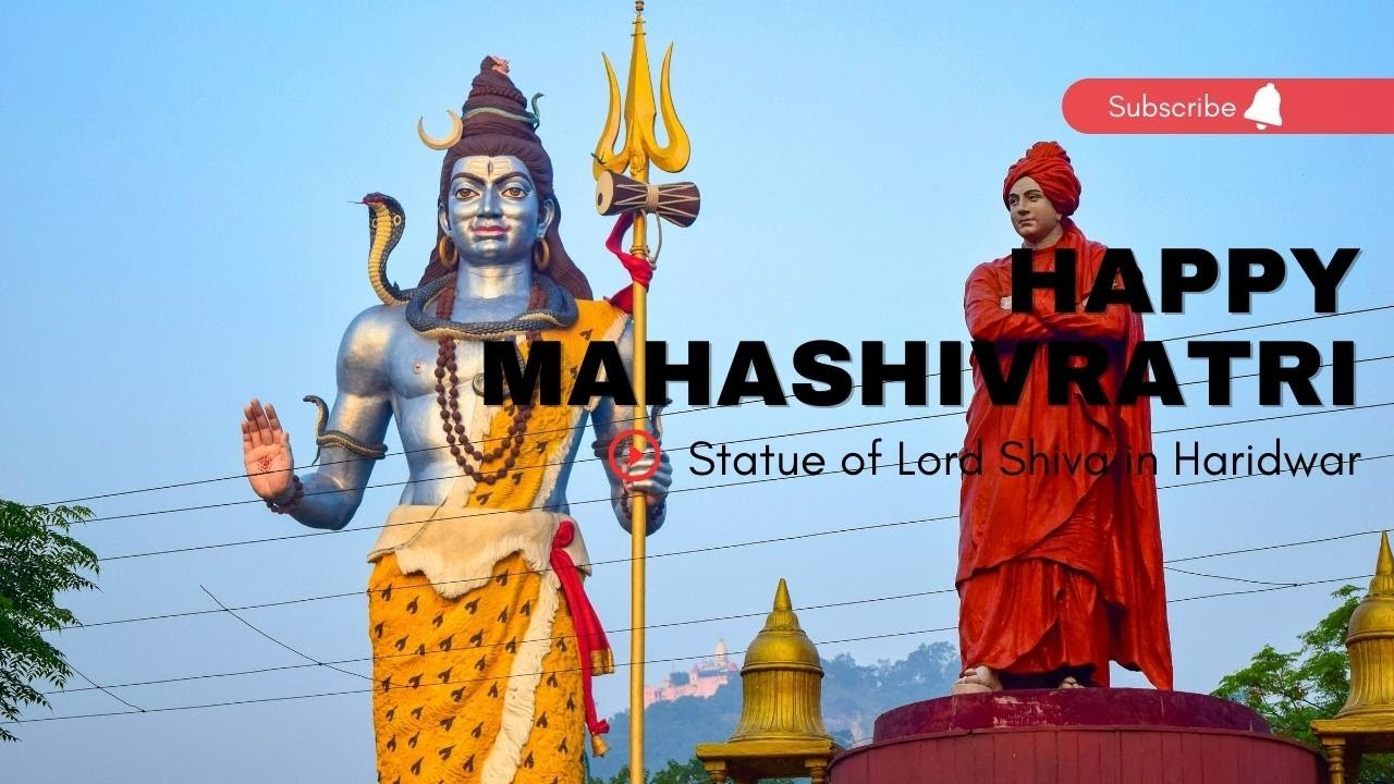 Happy Maha Shivratri 2023 | Shiva Idol in Ganga River ¦ Haridwar | Har Har Bholenath