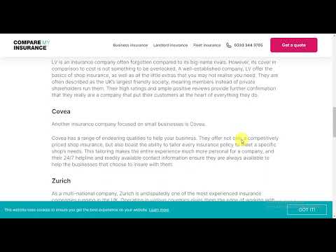 Top  5 Shop Insurance Companies in UK ||Shop Insurance Companies|| UK