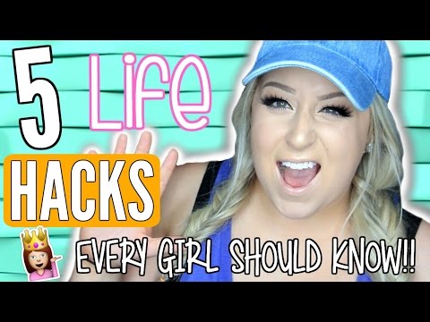 5 Life Hacks EVERY Girl Should Know!!