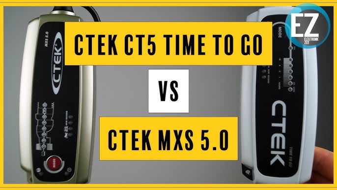 CTEK CT5 TPowersport Ladegerät für einfaches Laden von 12 Volt Batterien -  CTEK