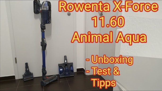 Rowenta RH9898 X Force Flex 11 60 Aqua Akku Staubsauger Unboxing-Test  -Review - YouTube