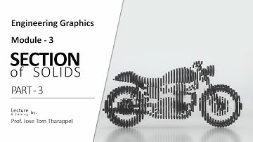 Section of Solids | Part 3 | Module 3 | EST 110 - Engineering Graphics | KTU | MESJCET