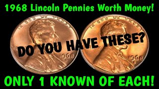 INCREDIBLE 1968 LINCOLN PENNIES WORTH CHASING  VALUES AS HIGH AS $7,000!!