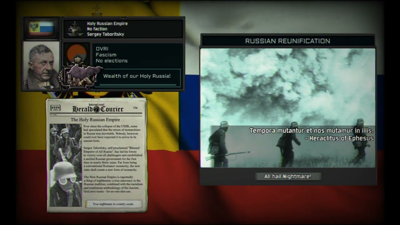 TNO Custom Super Event Fascist Taboritsky Russian Reunification 