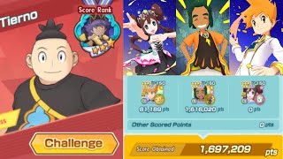 1.7M Points with SS Hau in Damage Challenge: Training With Tierno (3v1, Electric Weak)