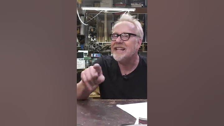One Scene #AdamSavage Refused to Film for #MythBusters