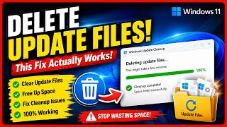Windows Update Cleanup Is Not Deleting This Fix Actually Works!