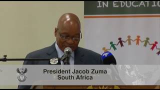 President Jacob Zuma addresses Basic Education Lekgotla