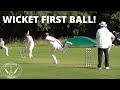 Wicket first ball  club cricket highlights  castor  ailsworth cc vs stamford town cc