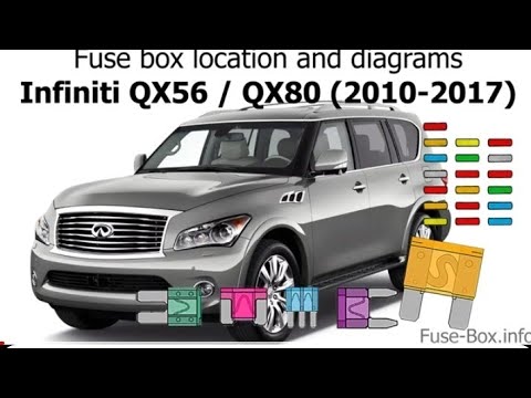 Fuse box location and diagrams: Infiniti QX56, QX80 Nissan patrol y62 platinum (2010-2017)