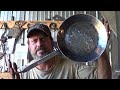 Blacksmithing - First Try Forging A Steel Frying Pan