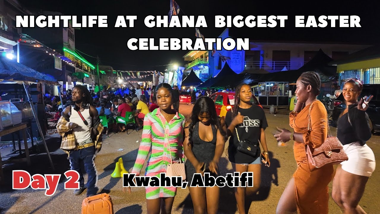 2025 EXCLUSIVE EASTER NIGHTLIFE IN KWAHU | GHANA NIGHTLIFE